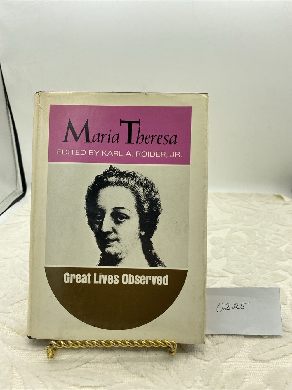 Maria Theresa (Great lives observed) by Roider, Karl A Hardcover Good